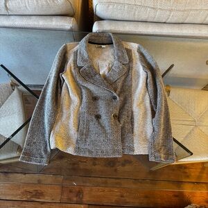 Duo Tone Gray Cream Blazer